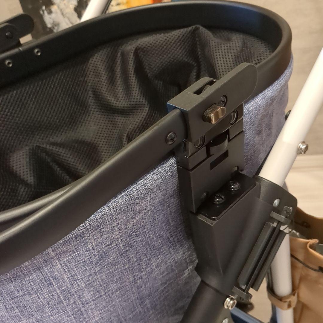 2点セット♡エアバギー マルチバスケット　アダプター　バスケット メランジデニム