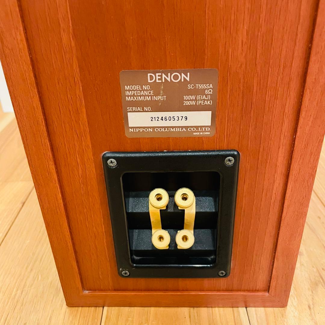 ① DENON トールボーイスピーカー システム SC-T555SA