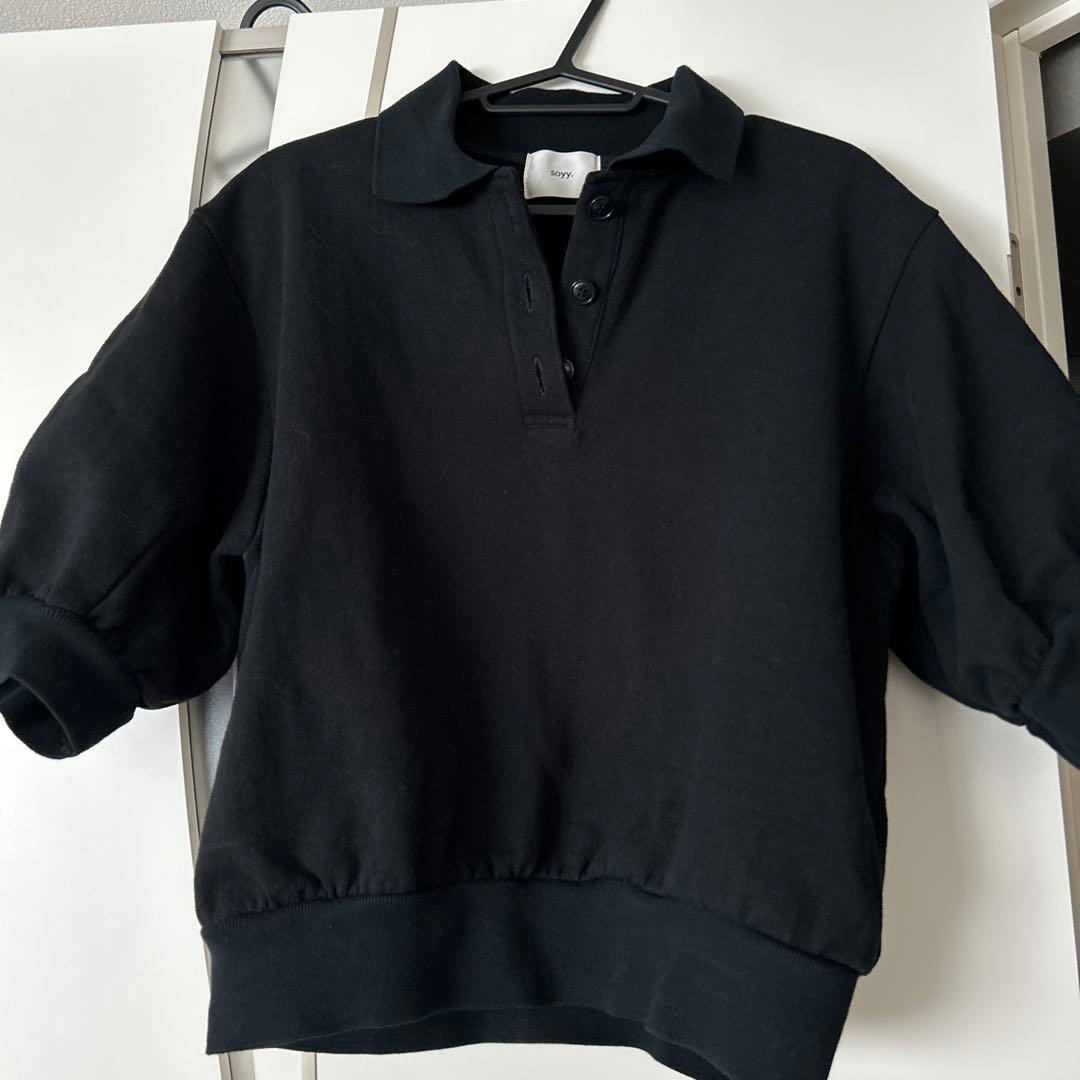 soyy. Almond Poloブラック