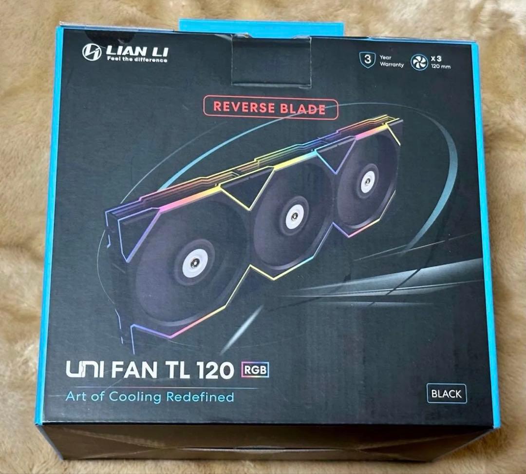 LIAN LI UNI FAN TL120 RGB PCケースファン 3個セット