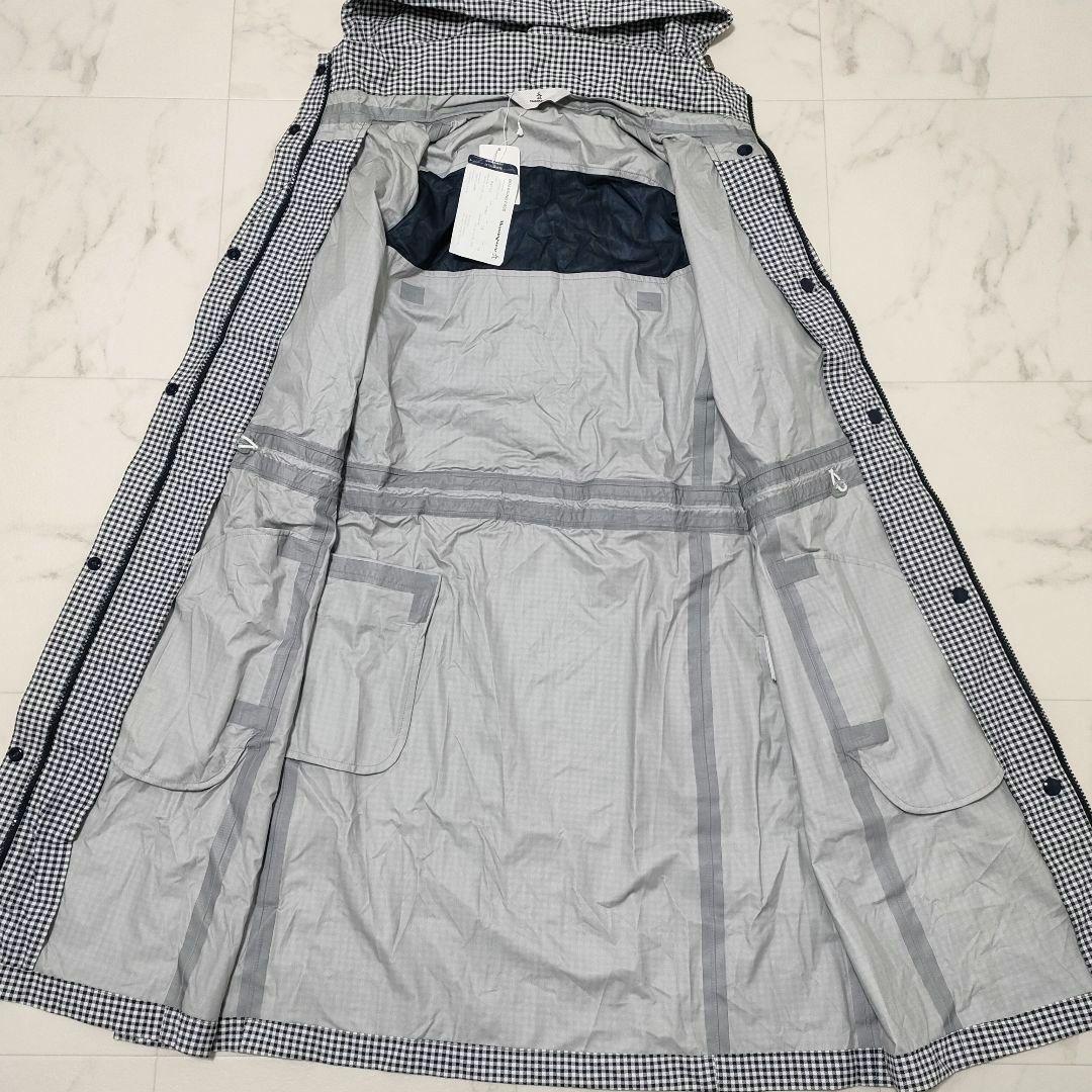 【新品タグ付き】マンシングウェア　レインウェア　コート　ギンガムチェック　LL