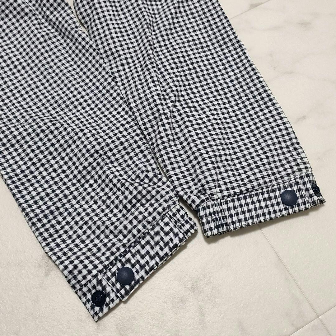 【新品タグ付き】マンシングウェア　レインウェア　コート　ギンガムチェック　LL