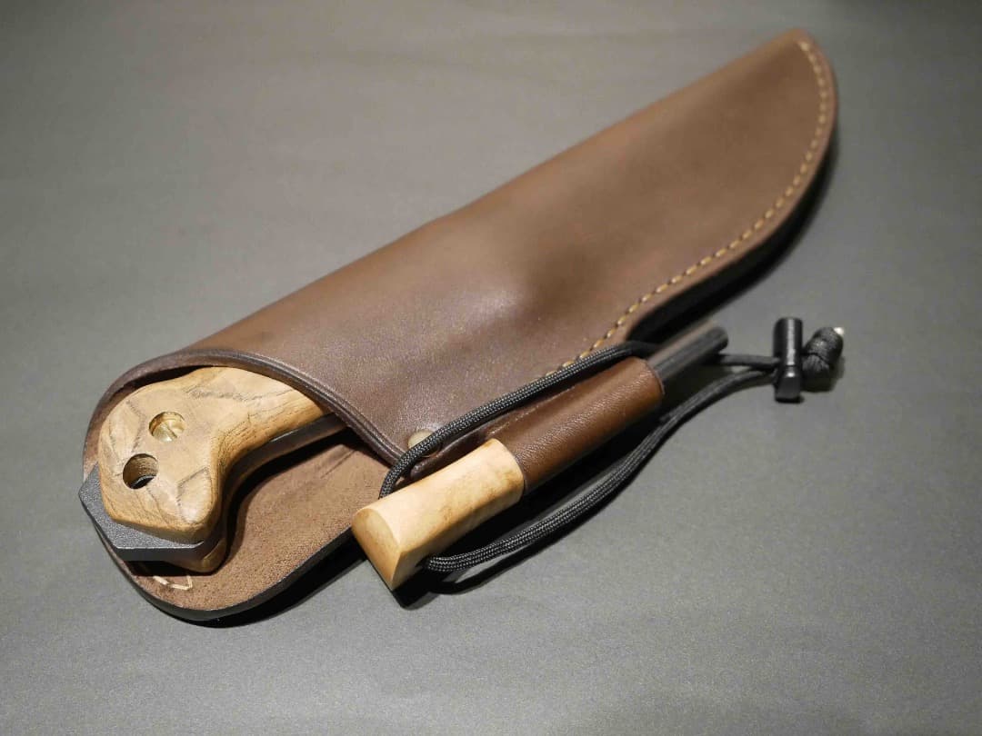 KA-BAR BK2専用　ブッシュクラフトシース 2　/ ダークブラウン