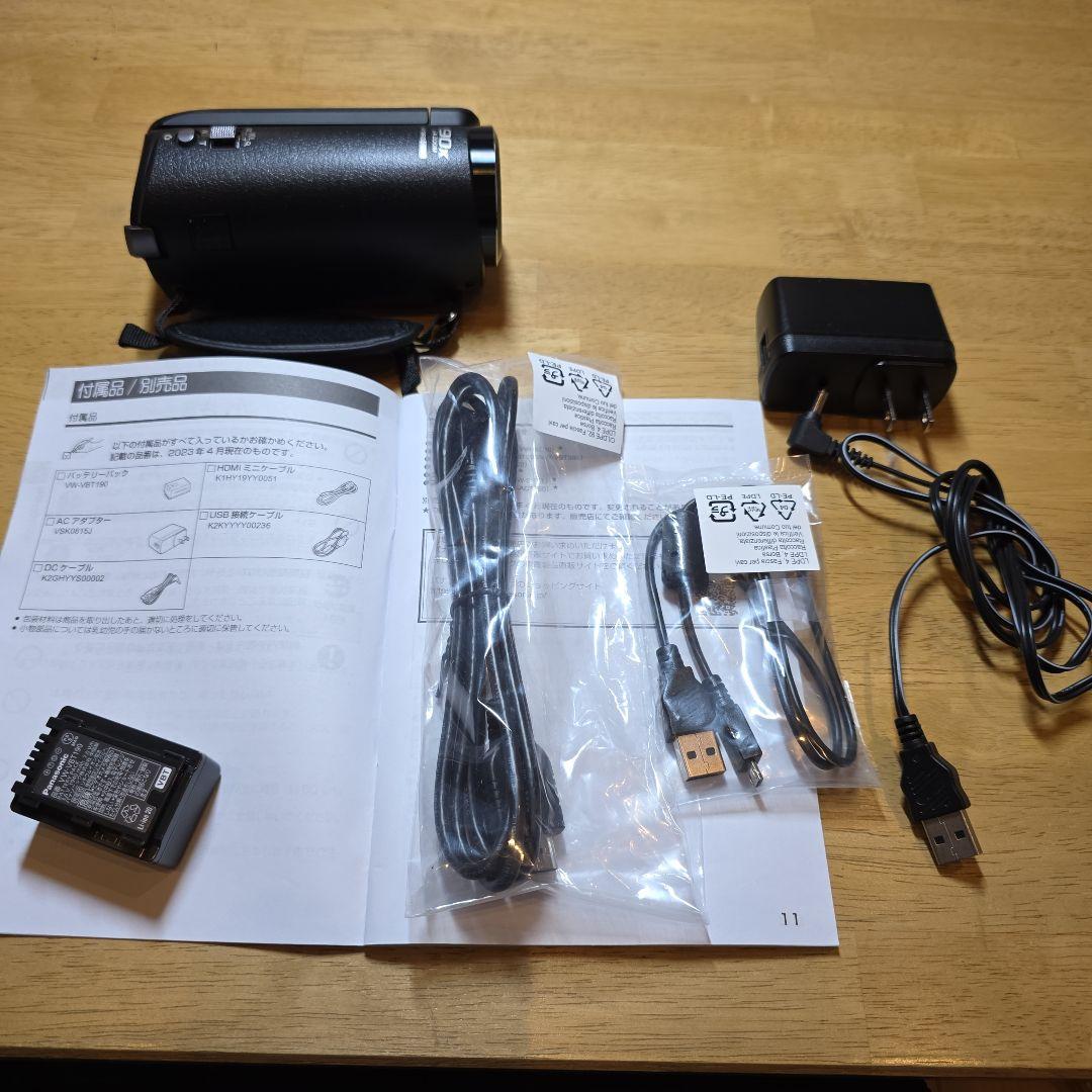 値下げしました！Panasonic Full HD ビデオカメラ 本体