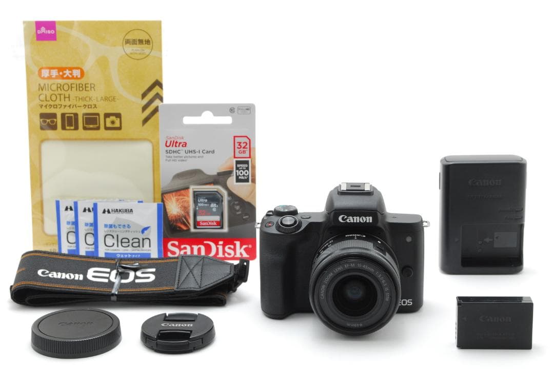 ■ショット1000回以下■美品■ Canon EOS Kiss M ブラック