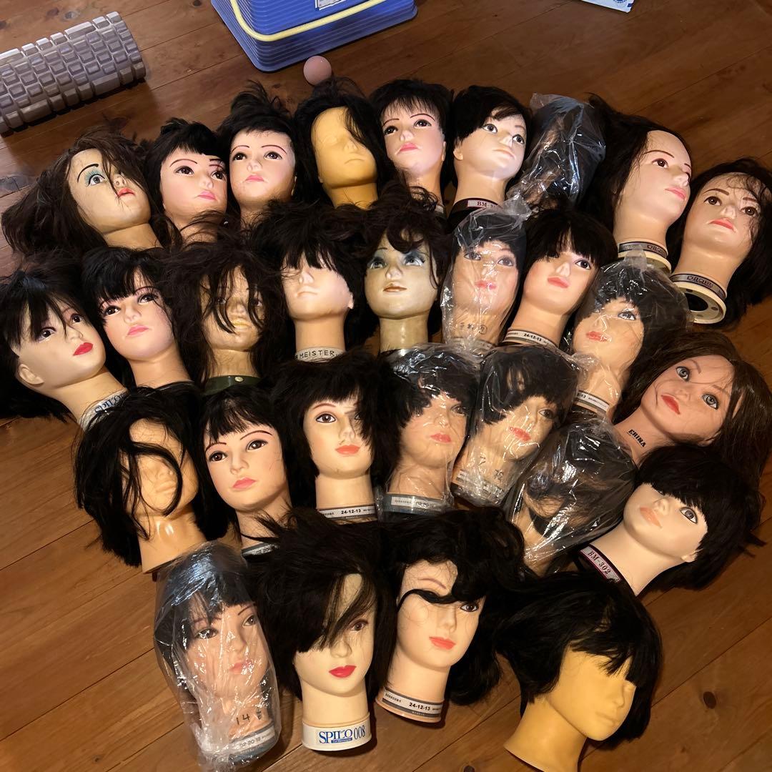 ウィッグ　セット　多数　28体