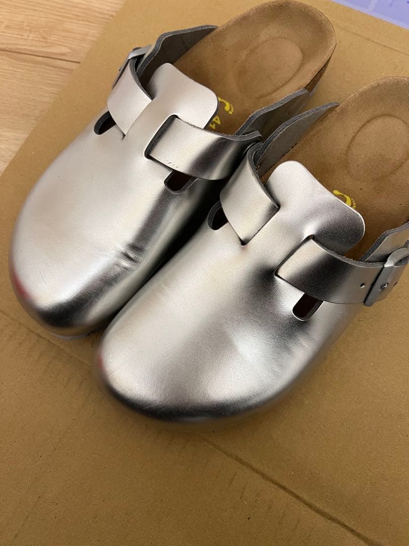 Birkenstock ビルケンシュトック　ボストン　Boston シルバー