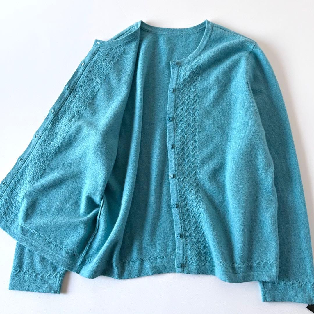 未使用♡　レリアン　13+　カシミヤ100%　ニット　カーディガン