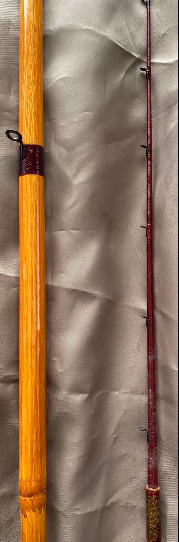 m402竹製黒鯛チヌ竿 横浜伝統のヘチ竿