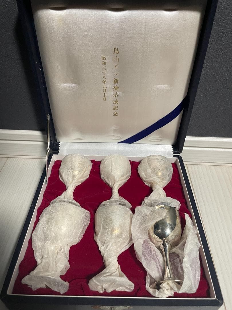 銀製 杯 カップ 6個セット 計252g以上