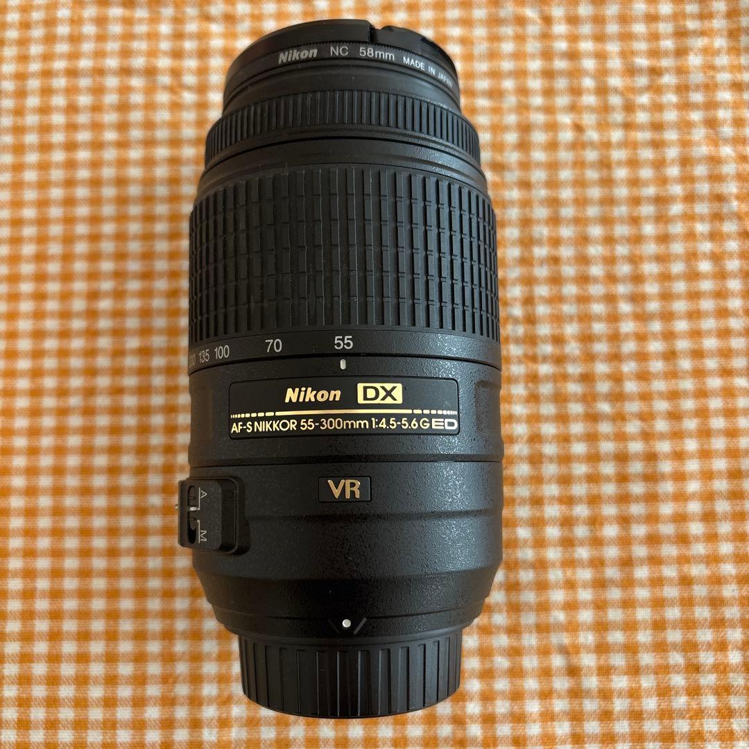 Nikon AF-S NIKKOR 55-300mm VR レンズ美品