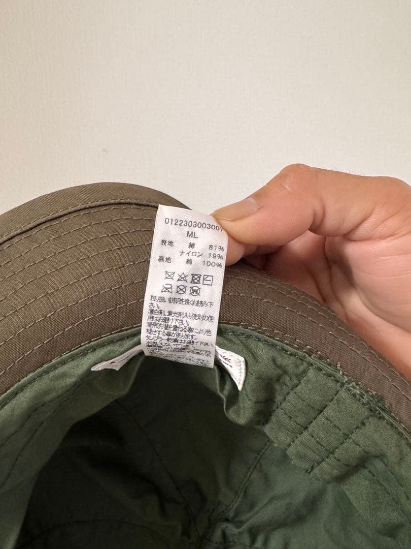 帽子 visvim BUCKET CAP ML 0122303003007