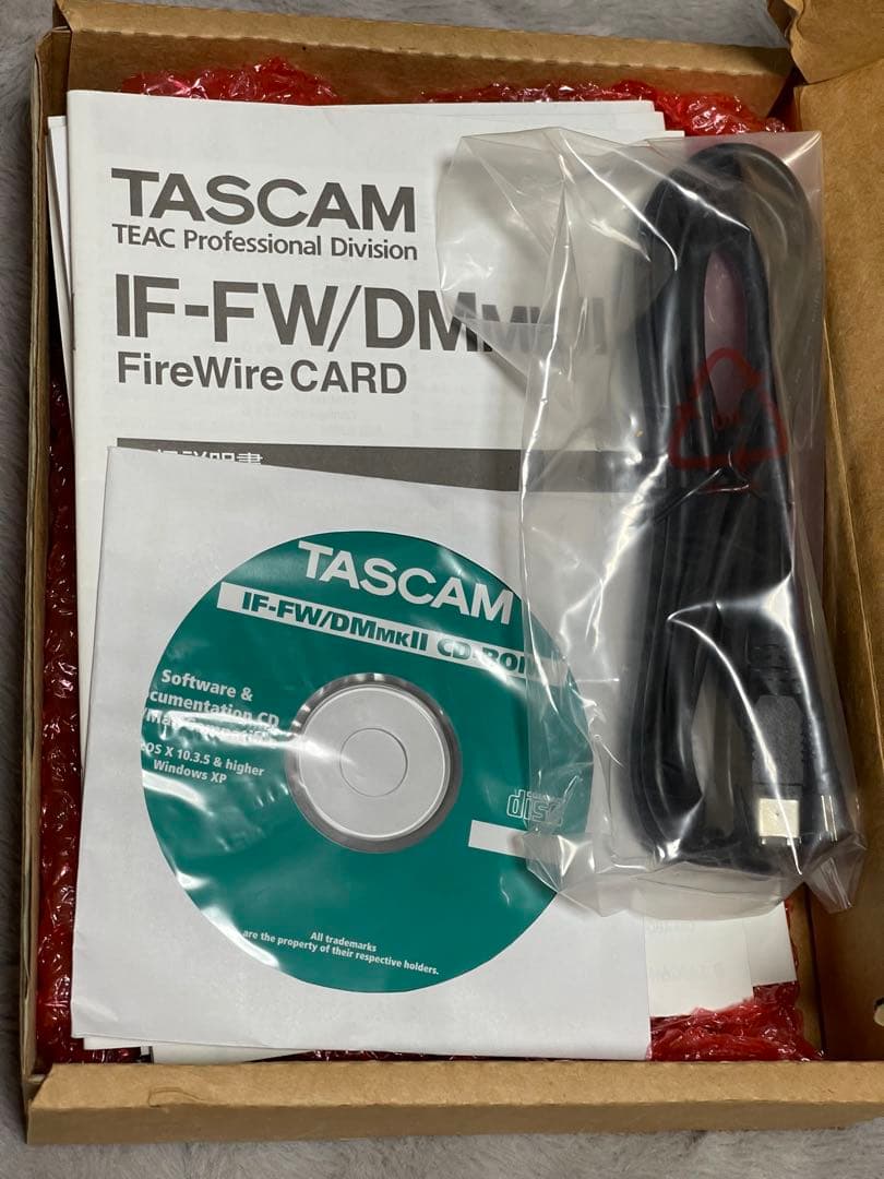新品級✨ TASCAM IF-FW/DM mkII FireWire 付属品完備
