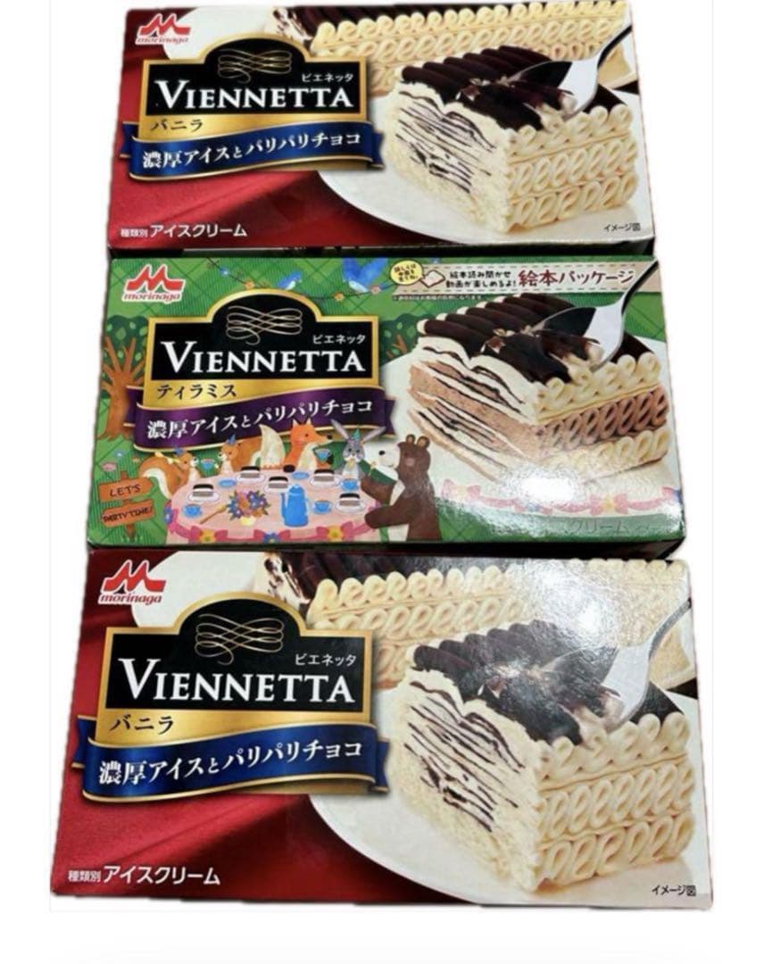 Viennetta ビエネッタ ティラミス&バニラ 3個セット