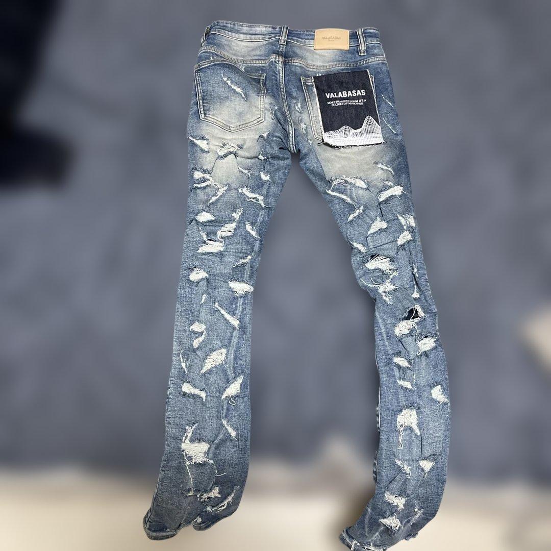 【VALABASAS】リップタイドスタックドジーンズ タグ付き