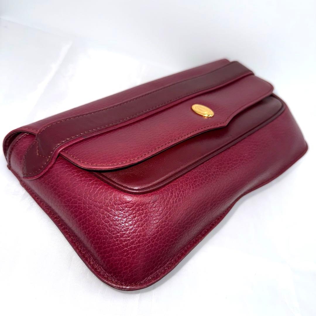 ✨美品✨カルティエ CARTIER マストライン クラッチバッグ ボルドー