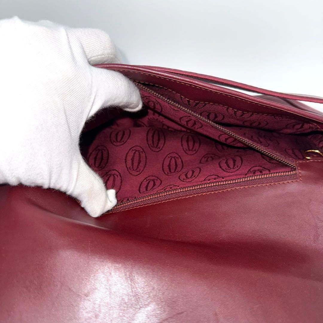 ✨美品✨カルティエ CARTIER マストライン クラッチバッグ ボルドー