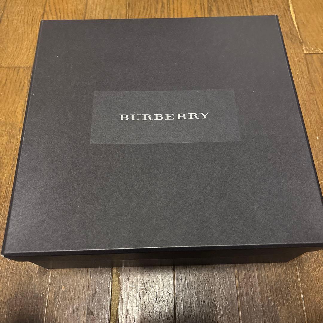 BURBERRY レザー ショルダーバッグ 黒