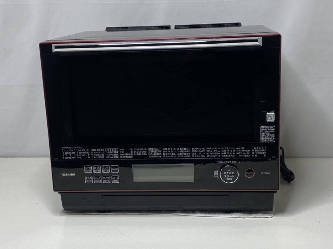 【美品】TOSHIBA オーブンレンジ　石釜ドーム　ER-SD3000(R)