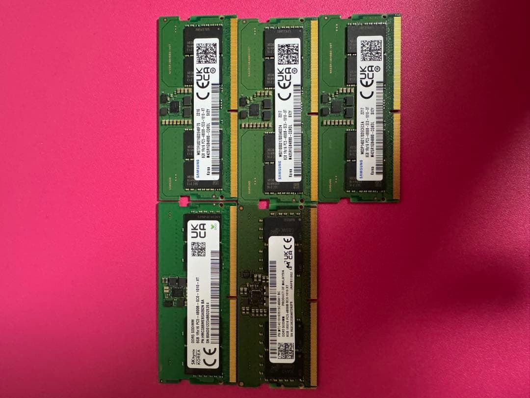 DDR5 メモリー 40GB (5x8GB)