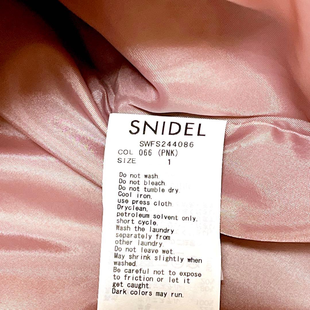 SNIDEL ロービングチェック ミニスカート PINK スナイデル