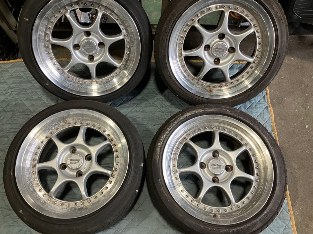 希少　レーシングハート　ホイール　17インチ　4穴