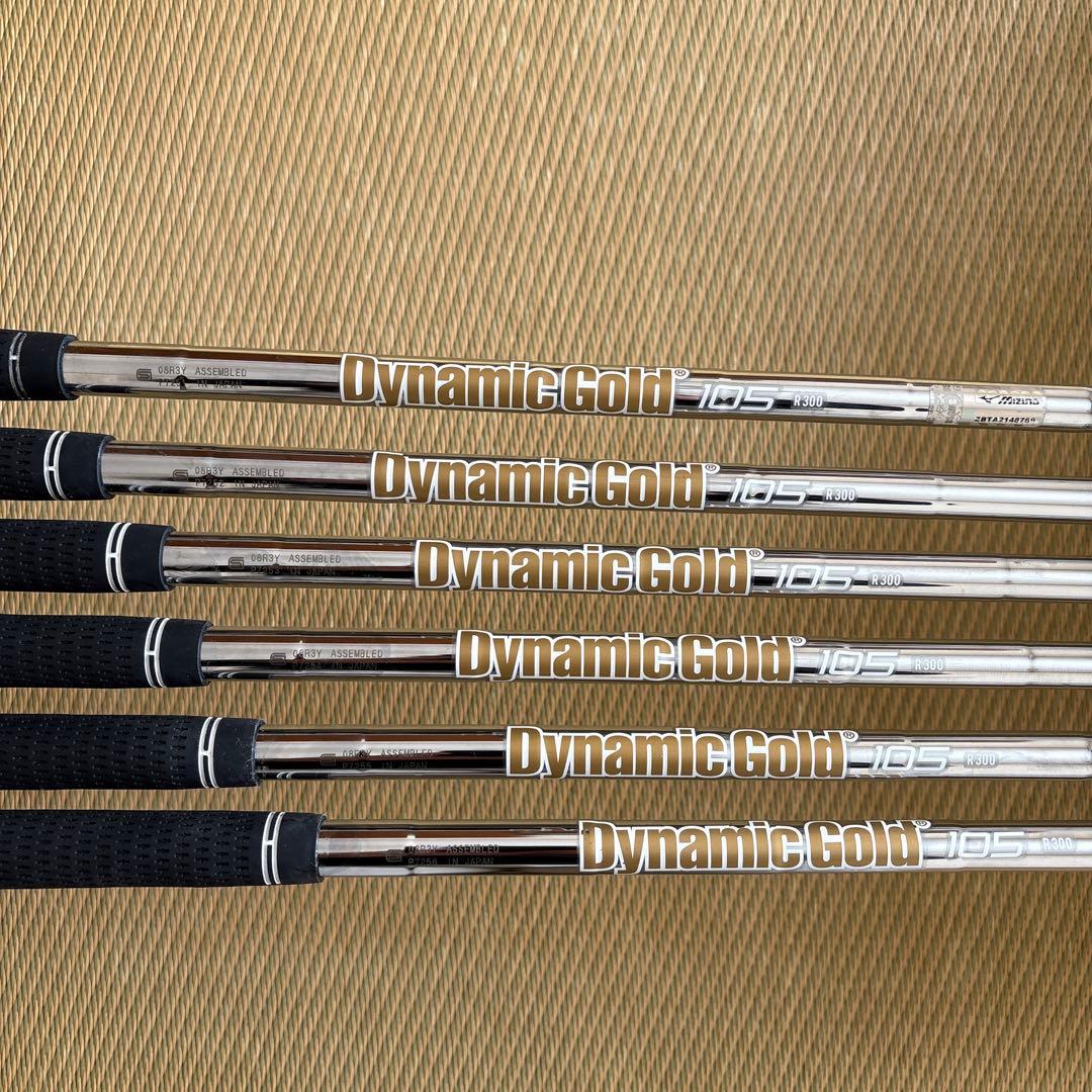 む ミズノプロ 520 アイアン 5-PW 6本 セットDG105R300