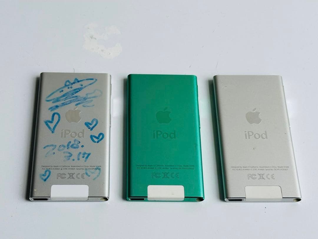 Apple iPod Nano 3色セット