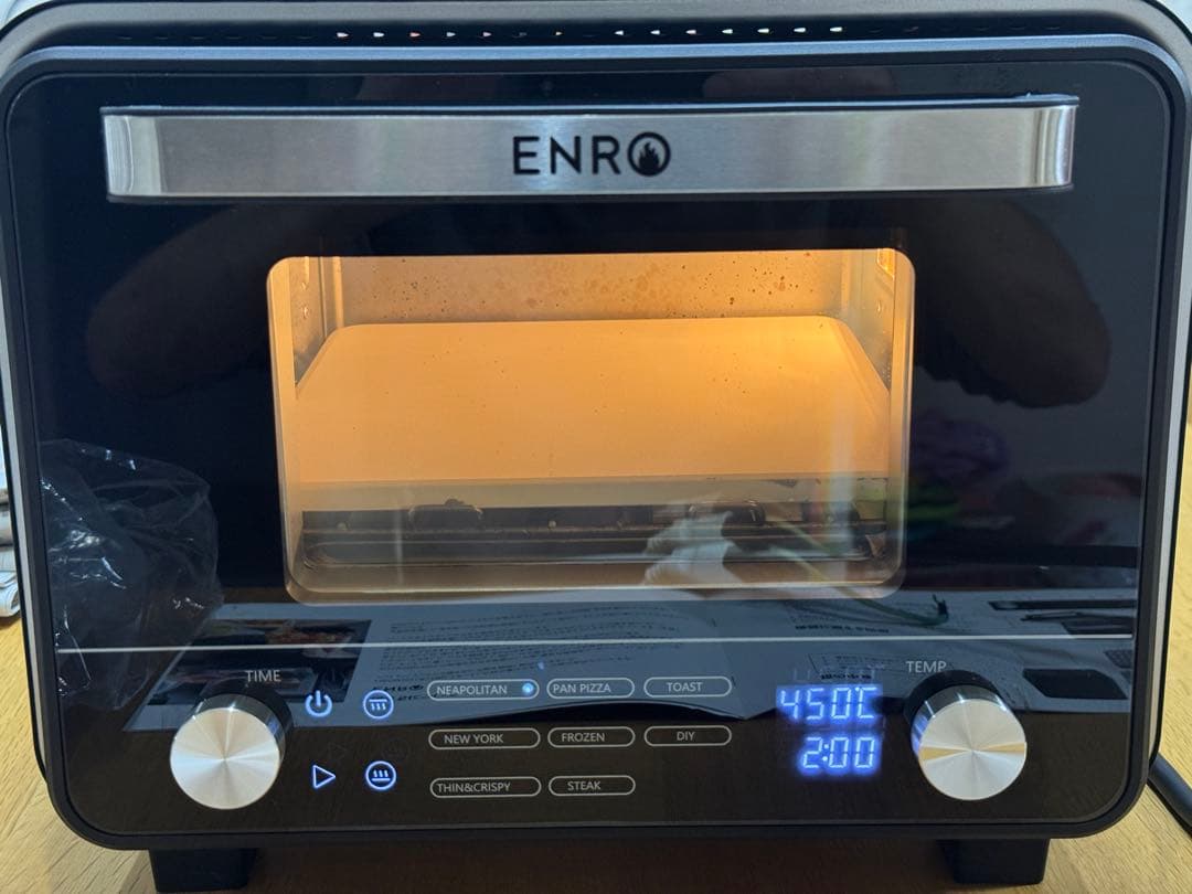 ENRO 450 電気式窯焼名人mini 小型 ピザ窯 トースター 使用感有り