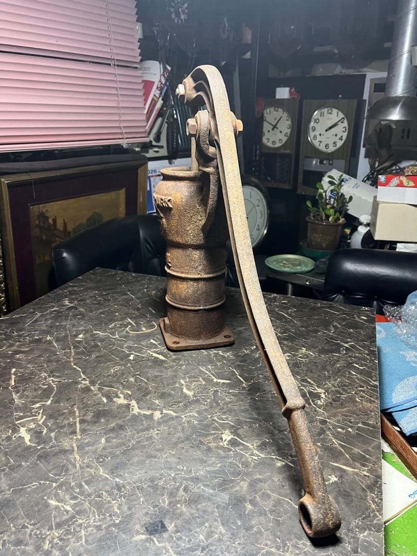 手押しポンプ、手漕ぎポンプ、手押し井戸、井戸ポンプ、ガーデニング雑貨 インテリア