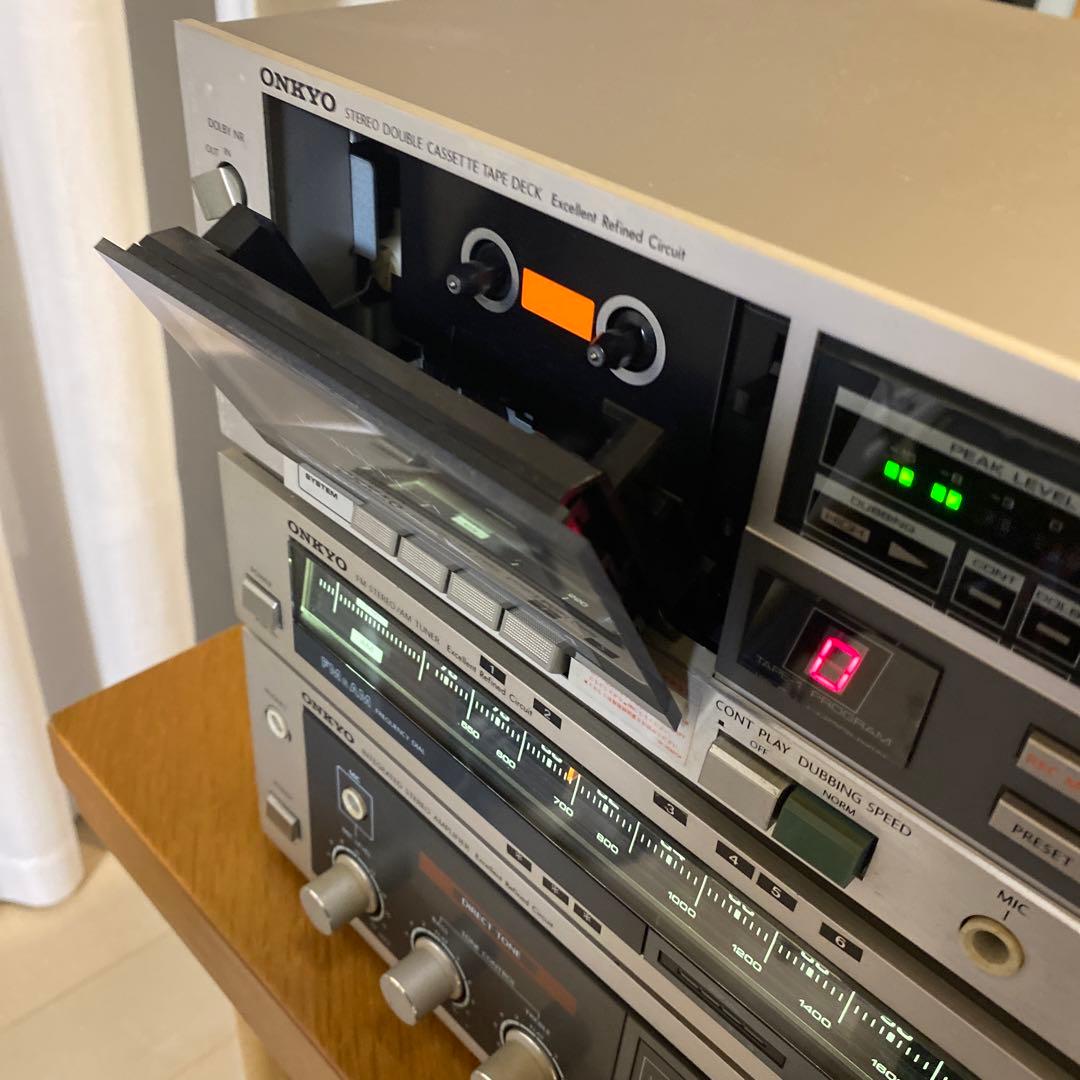 ONKYO オンキョー　カセットデッキ　チューナ　アンプ　TA-891 390