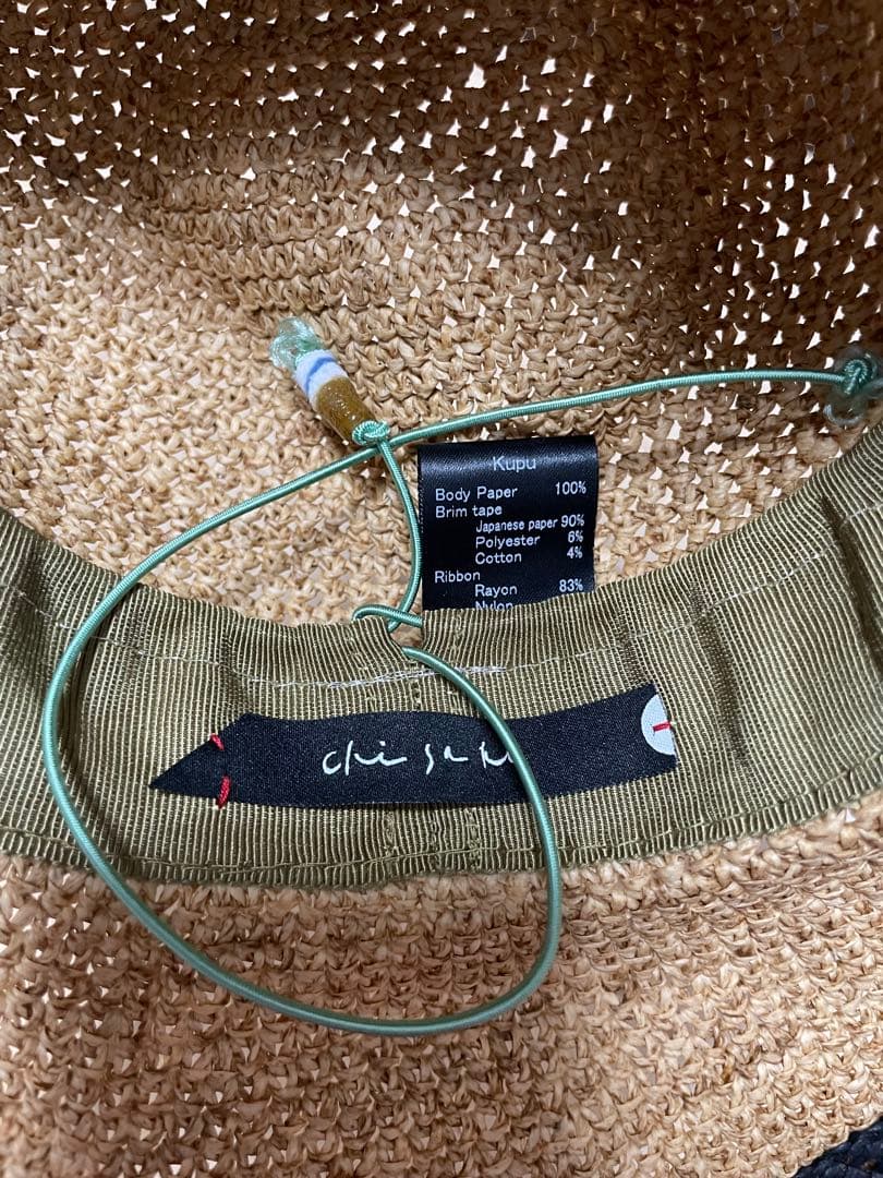 chisaki 麦わら帽子　今季購入