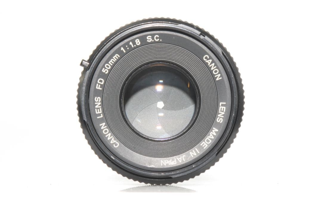 整備品　canon AE-1 black FD 50mm f1.8 s.c.