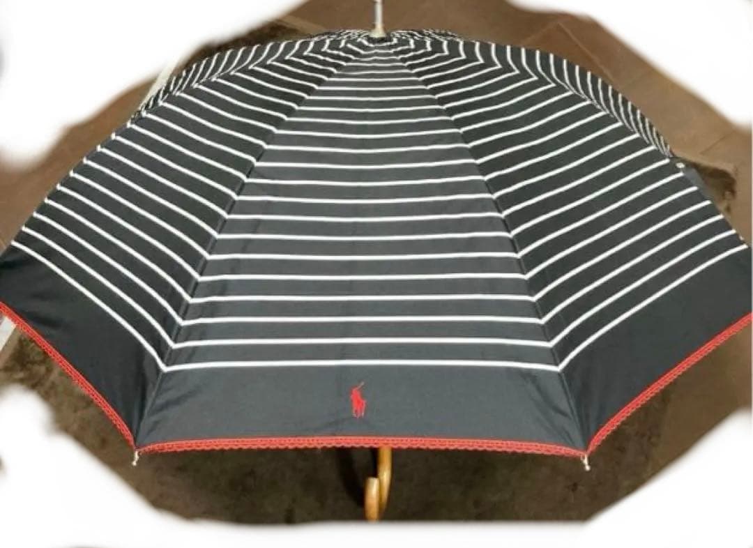 かすみ草 ポロ ラルフローレン 　新品未使用 日傘雨傘兼用 撮影のみ開封
