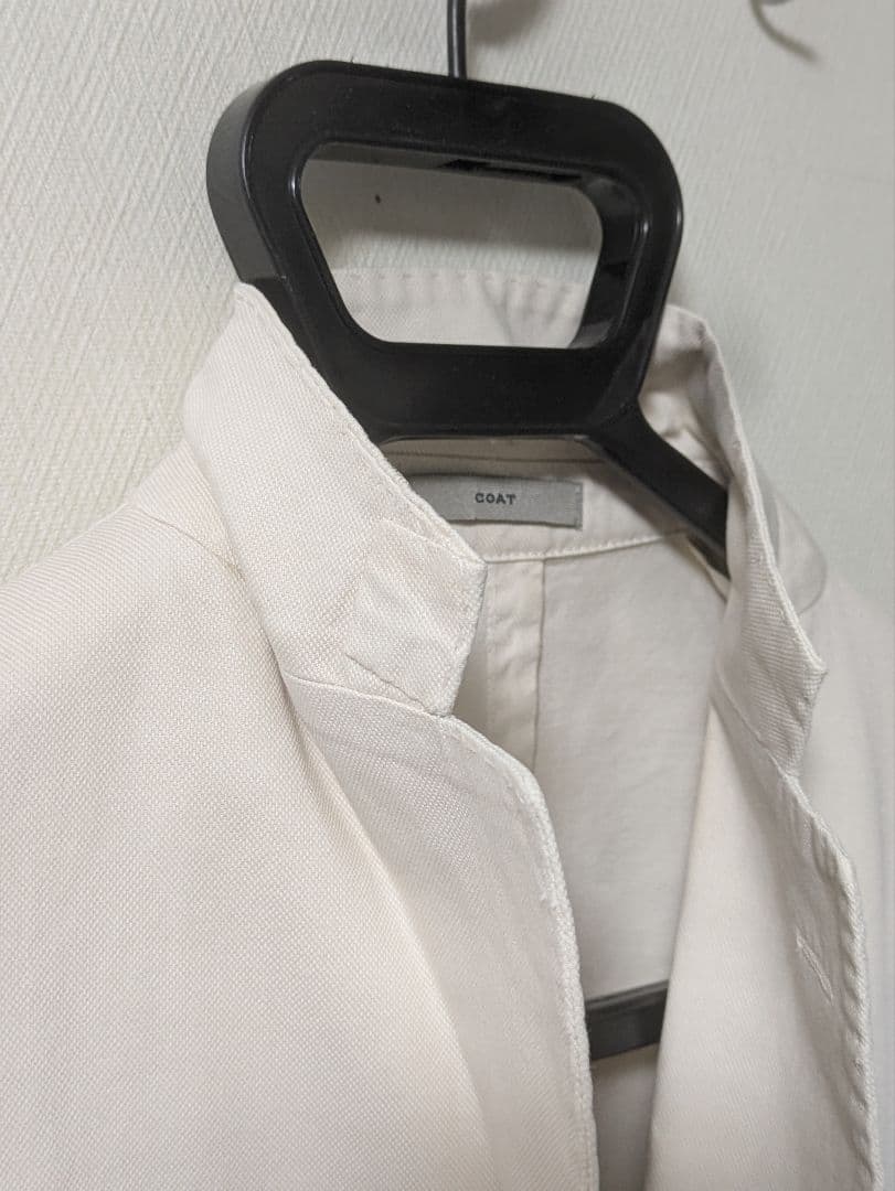 ★ボリオリ COAT メンズテーラードジャケット 50 綿 オフホワイト