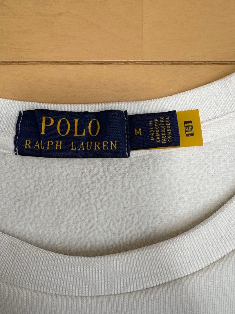現行 Polo Ralph Lauren ホワイト スウェット