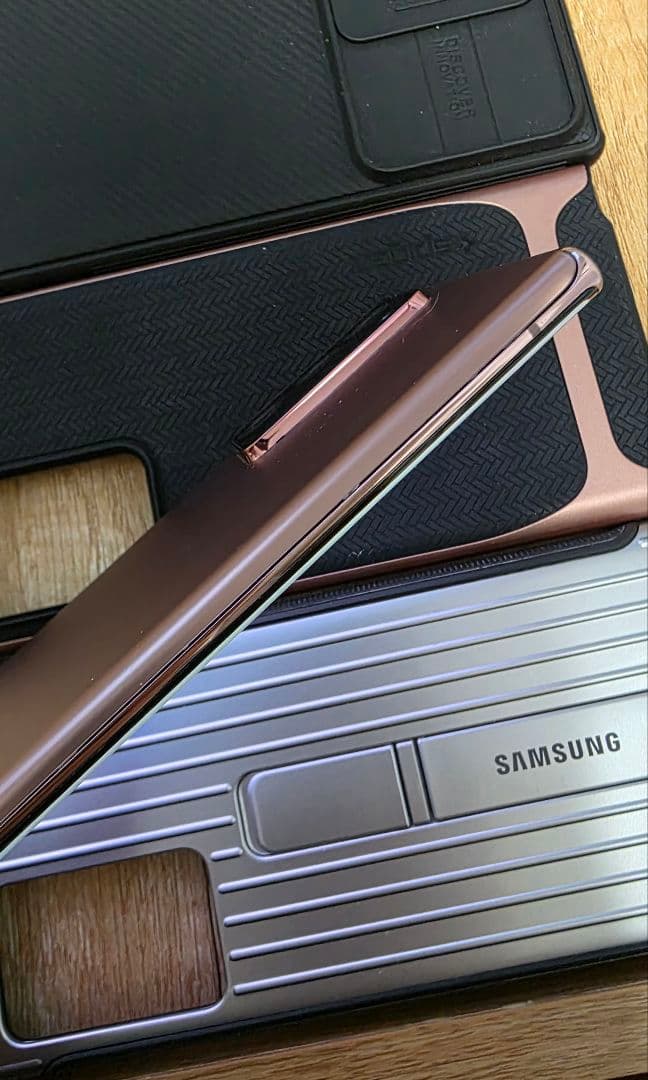 Galaxy Note 20 Ultra ブロンズ ケース付き シャッター音なし