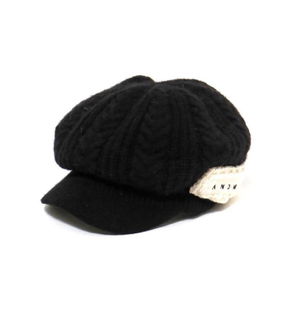 Mary casquette color black ANDMARYキャスケット