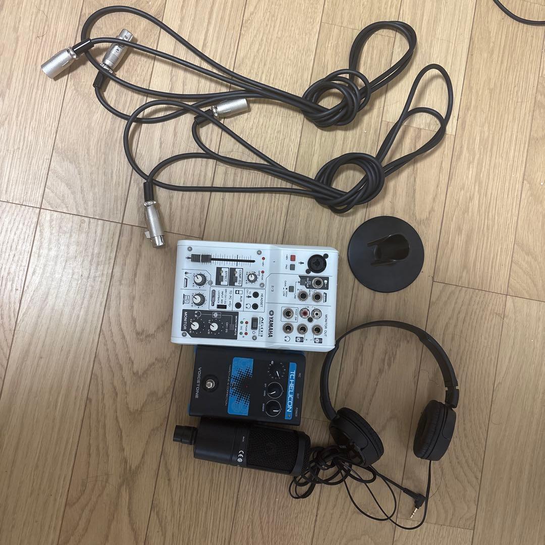 Yamaha AG03 + TC Helicon VoiceTone D1セット