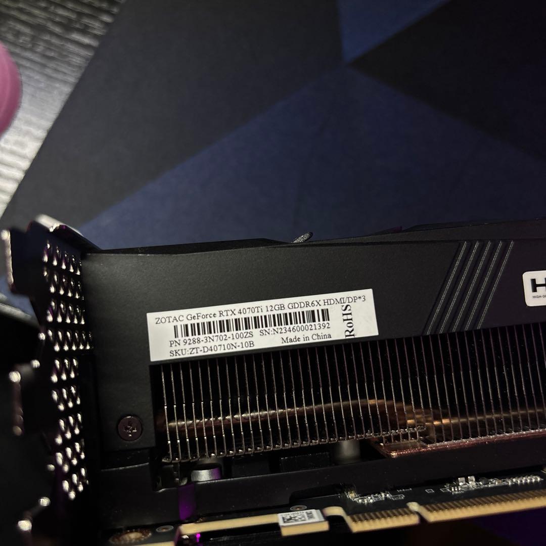 グラフィックボード・グラボ・ビデオカード RTX4070ti