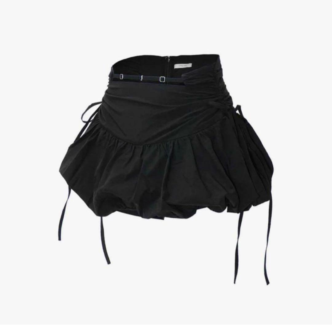 スカート THEREDTHREAD S strap balloon skirt S