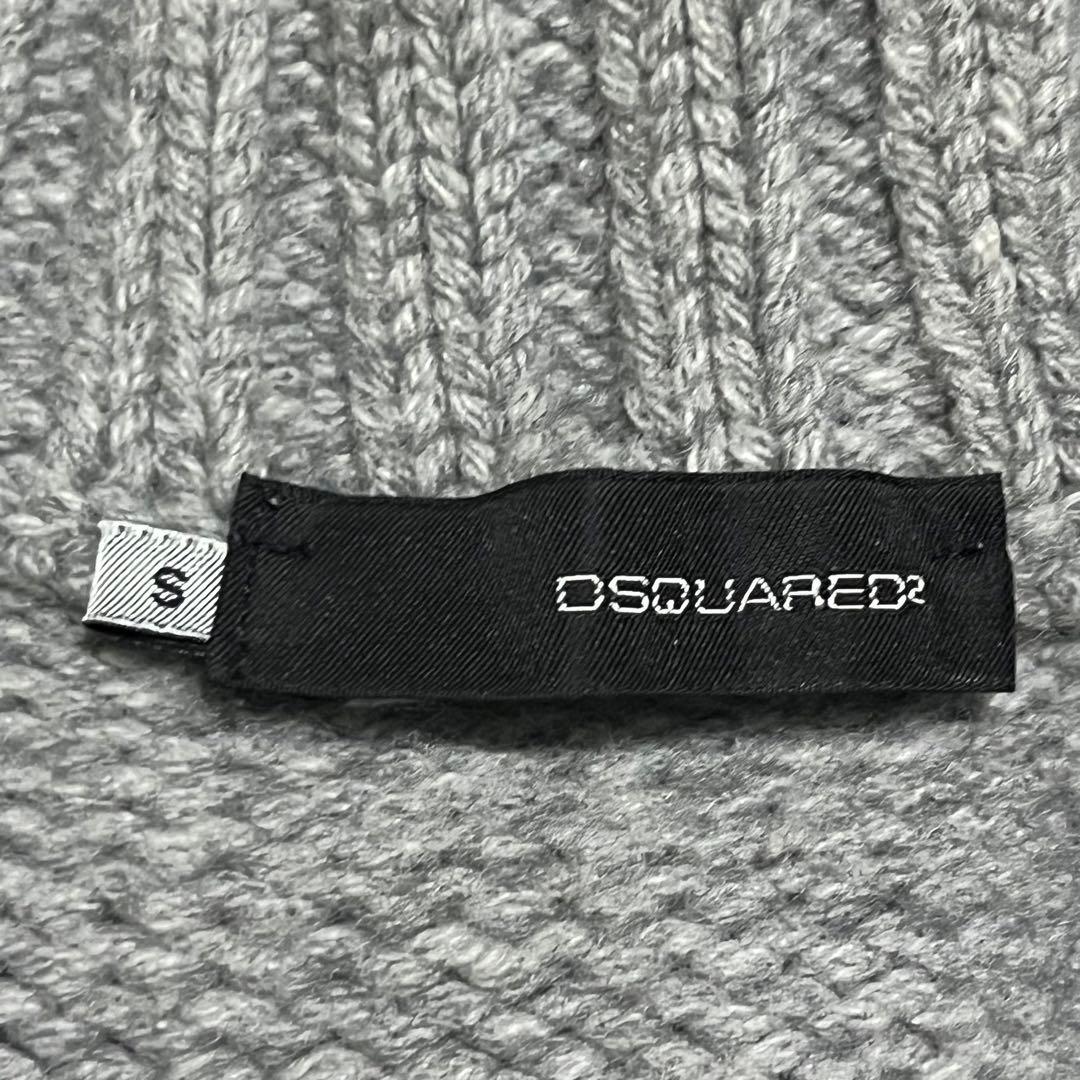 ディースクエアード DSQUARED2 ドライバーズニット S グレー