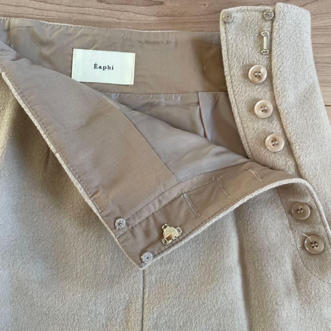 【Eaphi】 short pants beige &brown