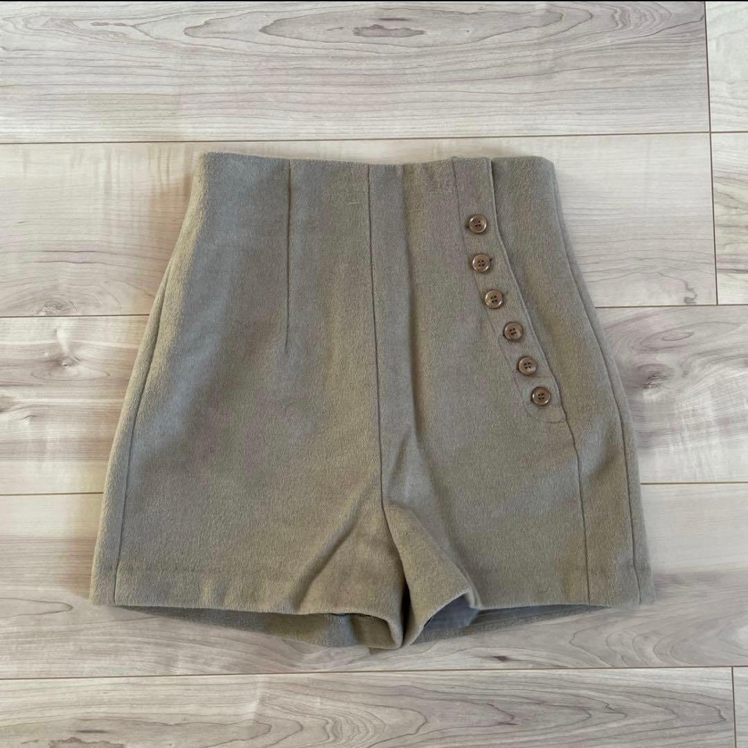 【Eaphi】 short pants beige &brown