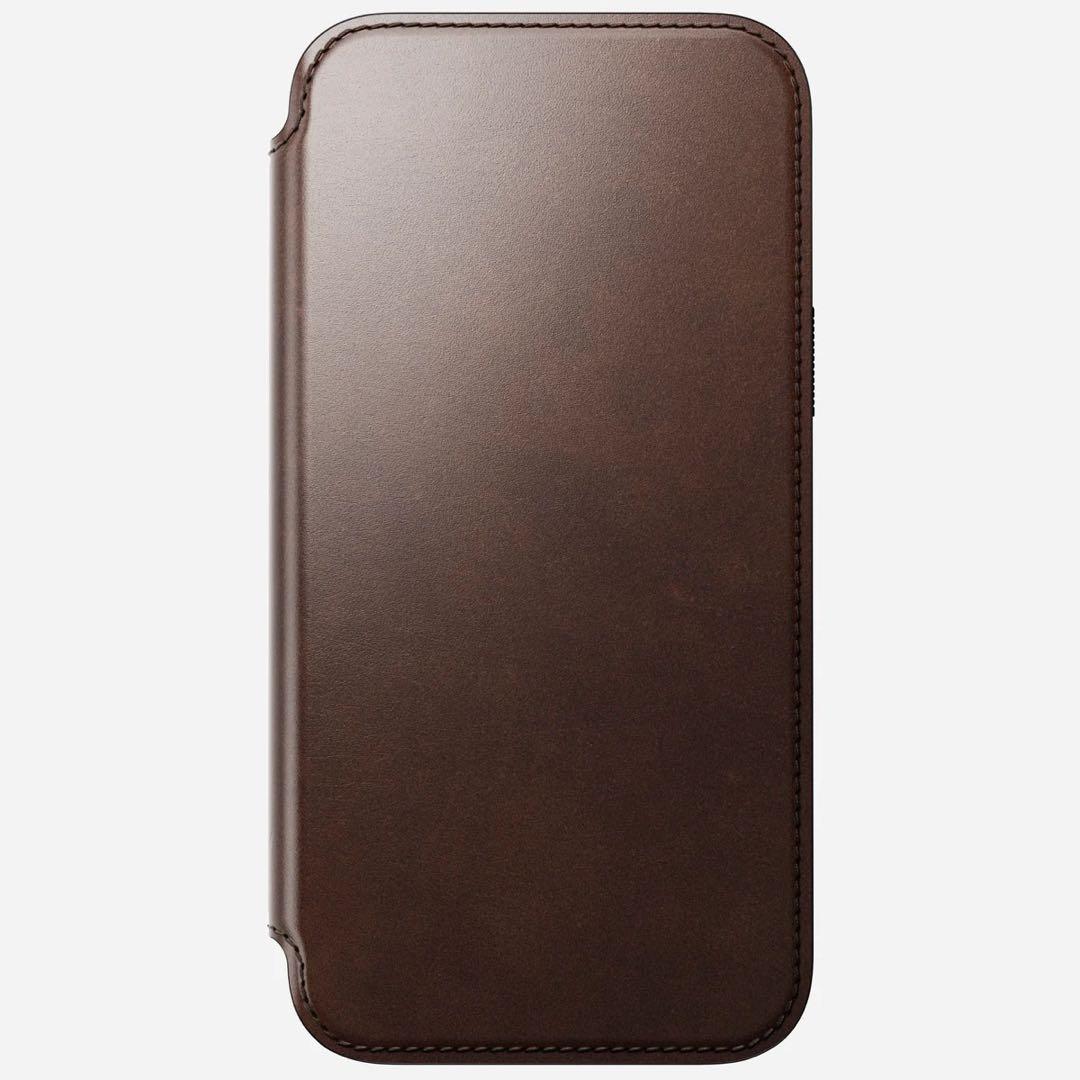 iPhoneアクセサリー NOMAD ModernLeatherFolio iPhone15 ProMax
