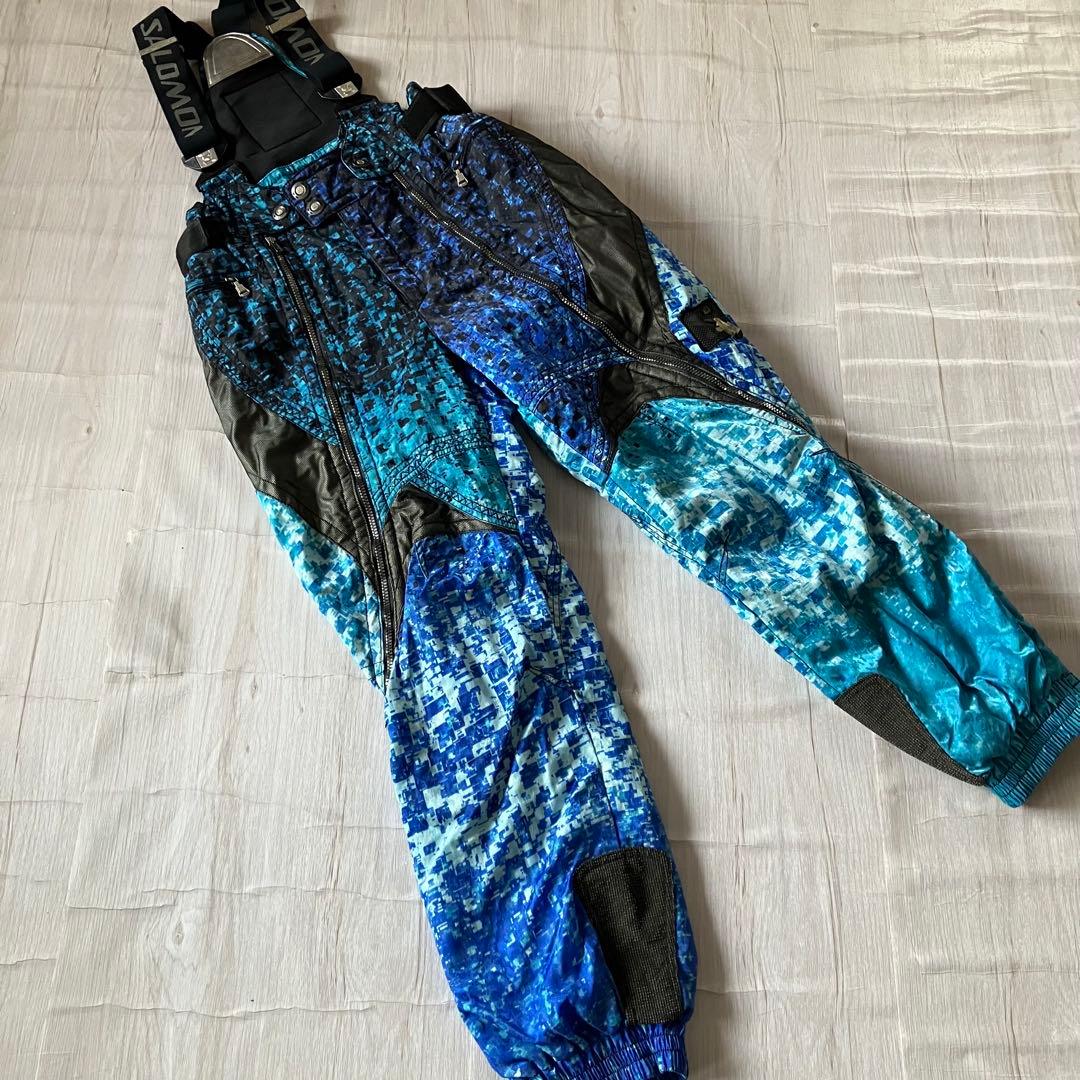 14F✨salmonサロモン✨スキーウェア 上下セット メンズLL