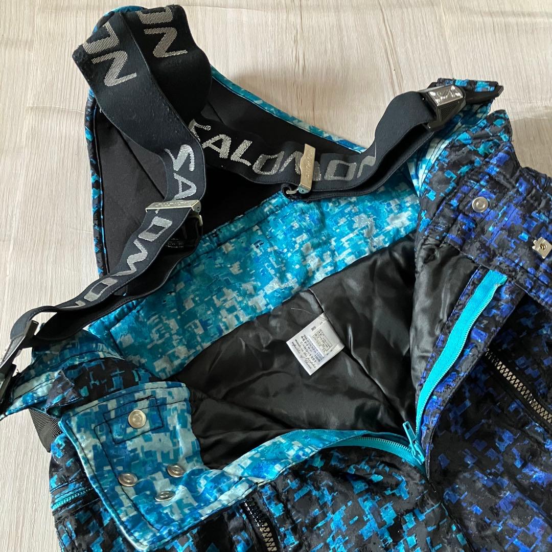 14F✨salmonサロモン✨スキーウェア 上下セット メンズLL
