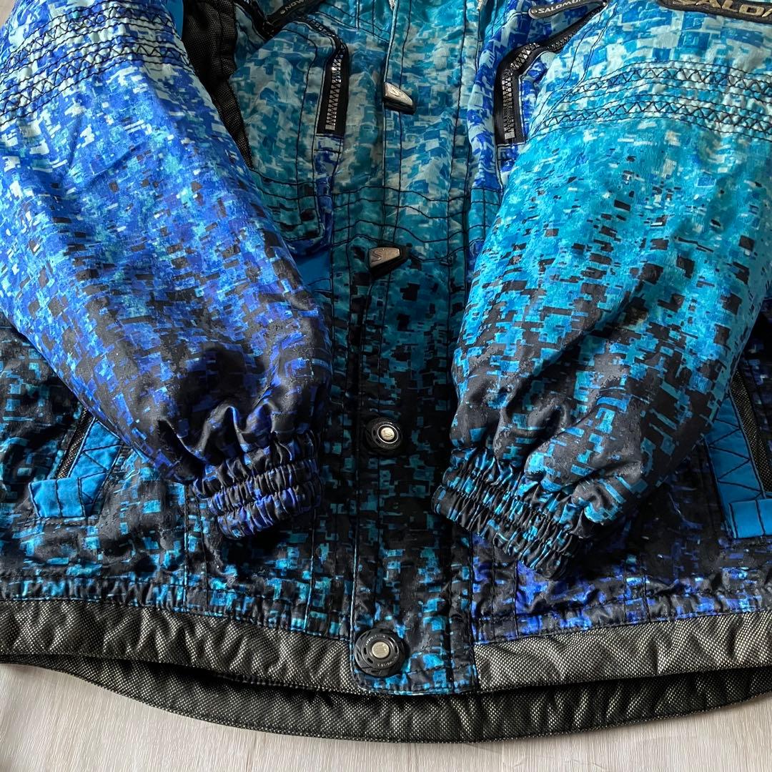 14F✨salmonサロモン✨スキーウェア 上下セット メンズLL