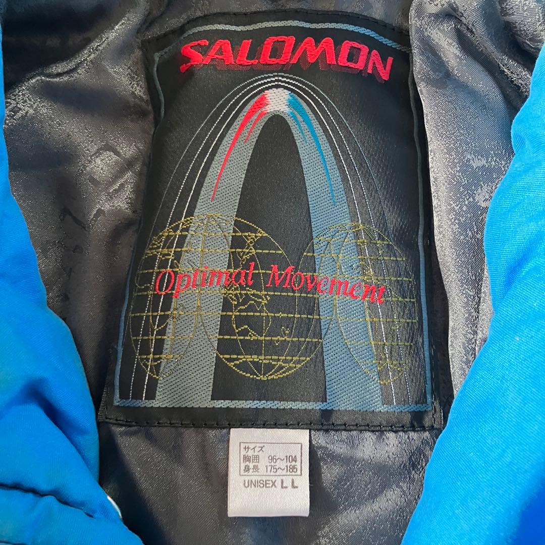 14F✨salmonサロモン✨スキーウェア 上下セット メンズLL