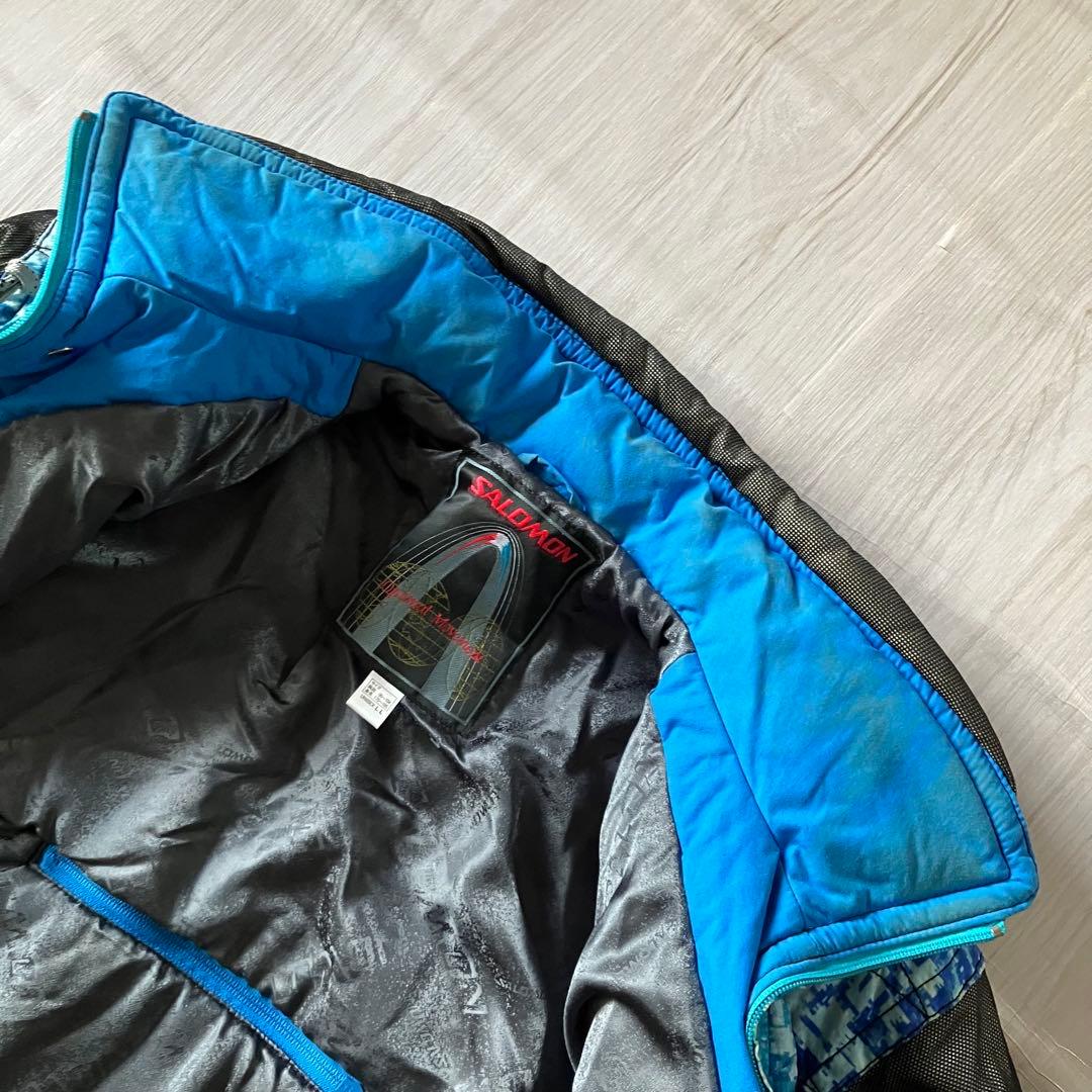 14F✨salmonサロモン✨スキーウェア 上下セット メンズLL